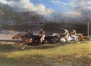 Theodore Gericault The Epsom Derby France oil painting artist